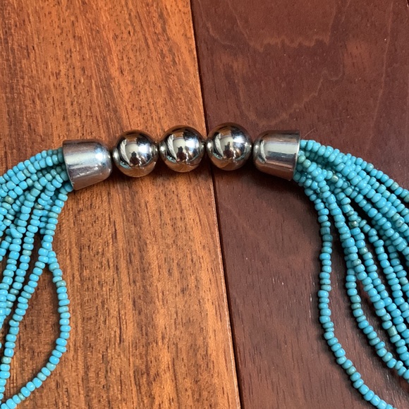 Multi string beaded necklace - Picture 2 of 5